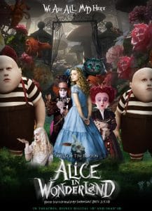 Alice in Wonderland (2010) Theatrical release poster